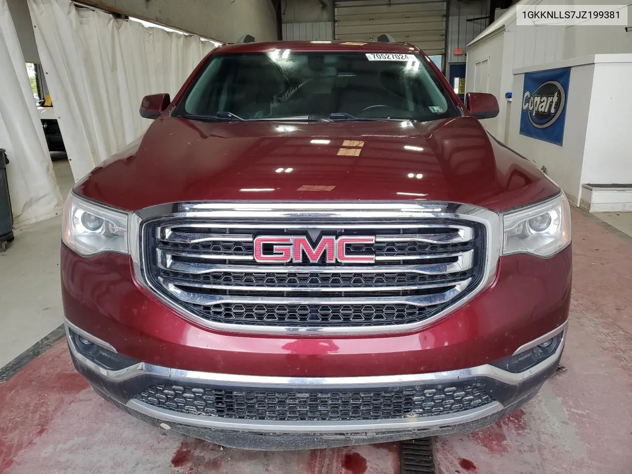 1GKKNLLS7JZ199381 2018 GMC Acadia Sle