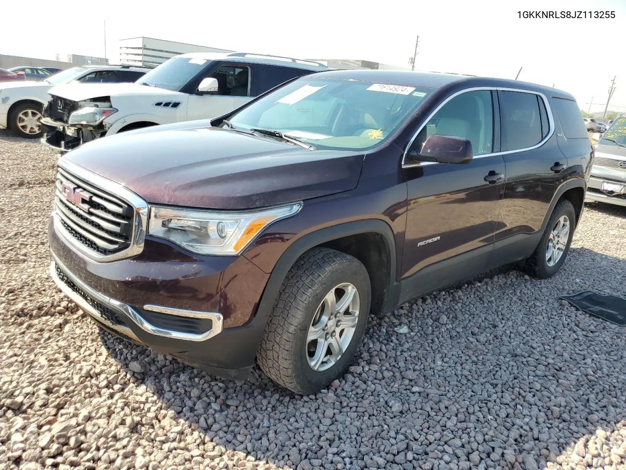 2018 GMC Acadia Sle VIN: 1GKKNRLS8JZ113255 Lot: 70614924