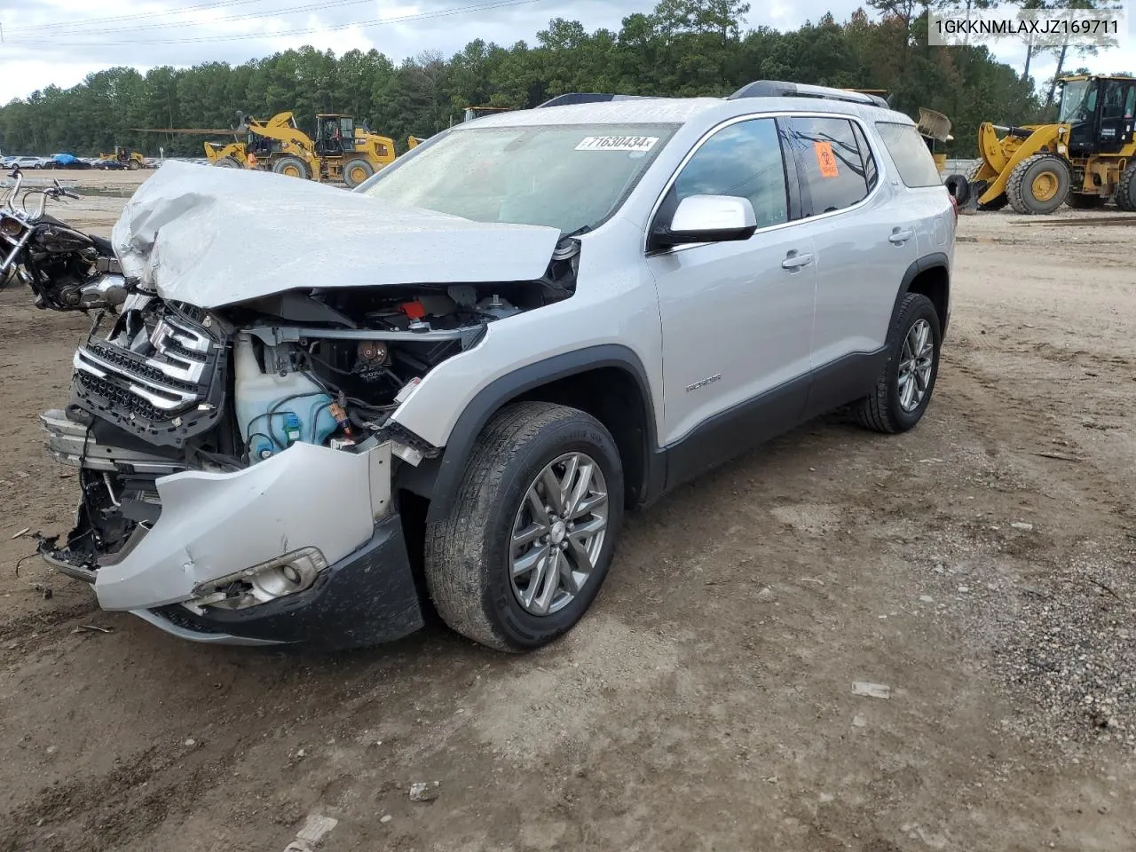 2018 GMC Acadia Slt-1 VIN: 1GKKNMLAXJZ169711 Lot: 71630434