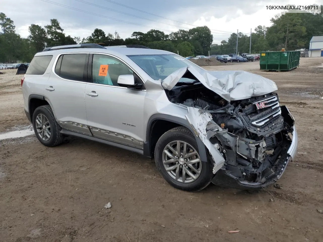 2018 GMC Acadia Slt-1 VIN: 1GKKNMLAXJZ169711 Lot: 71630434