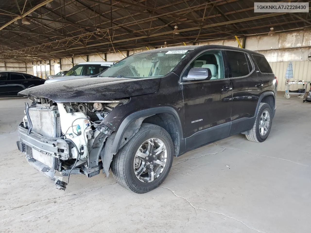 2018 GMC Acadia Sle VIN: 1GKKNKLA7JZ228430 Lot: 71663424