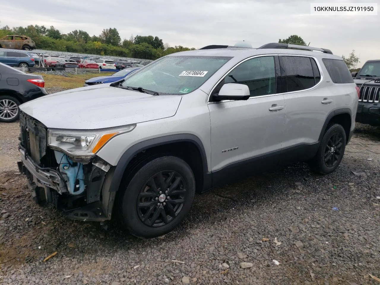 2018 GMC Acadia Slt-1 VIN: 1GKKNULS5JZ191950 Lot: 71978604