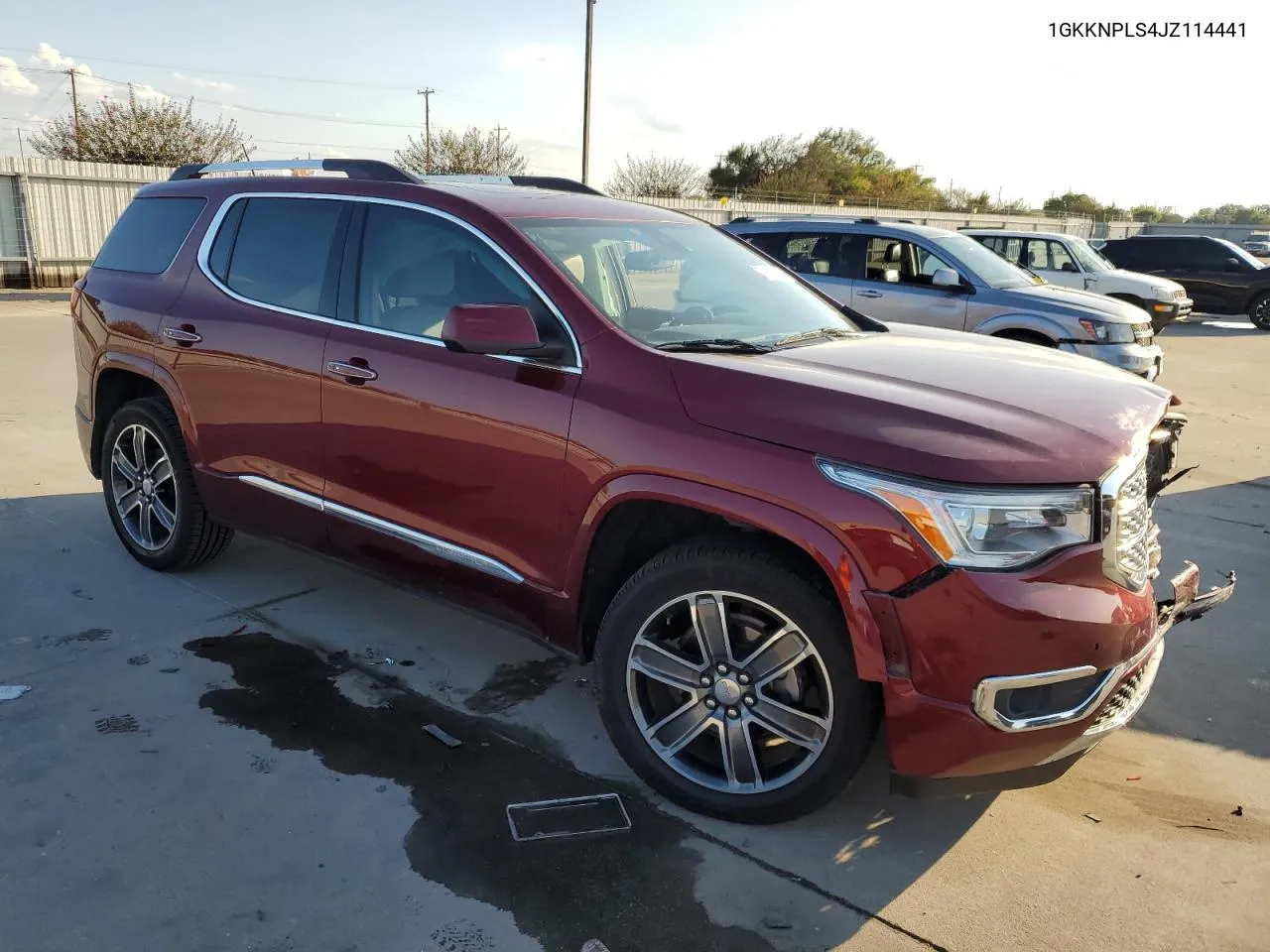 2018 GMC Acadia Denali VIN: 1GKKNPLS4JZ114441 Lot: 72309114