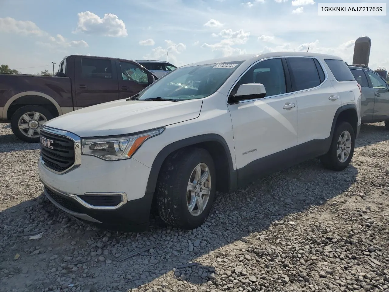 2018 GMC Acadia Sle VIN: 1GKKNKLA6JZ217659 Lot: 72340404