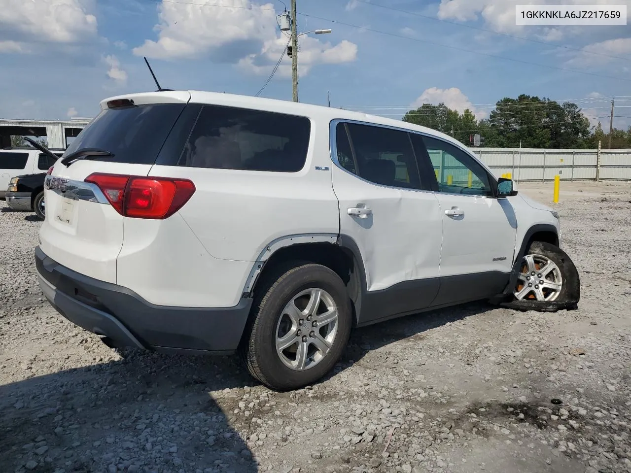 1GKKNKLA6JZ217659 2018 GMC Acadia Sle