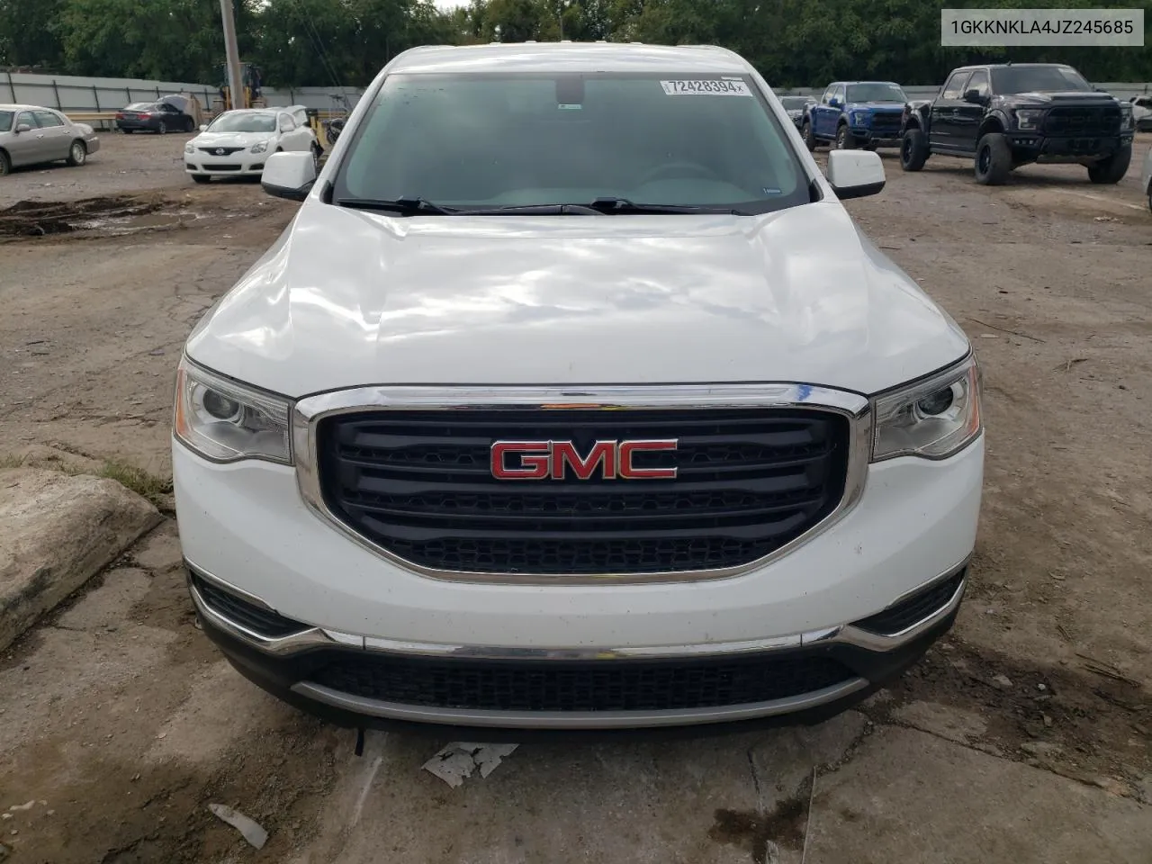 2018 GMC Acadia Sle VIN: 1GKKNKLA4JZ245685 Lot: 72428394