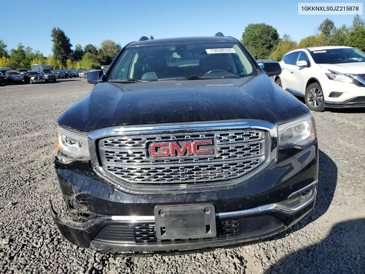 1GKKNXLS0JZ215878 2018 GMC Acadia Denali