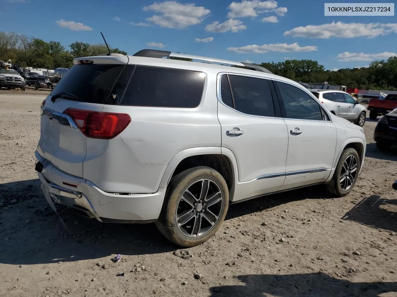 2018 GMC Acadia Denali VIN: 1GKKNPLSXJZ217234 Lot: 73227254