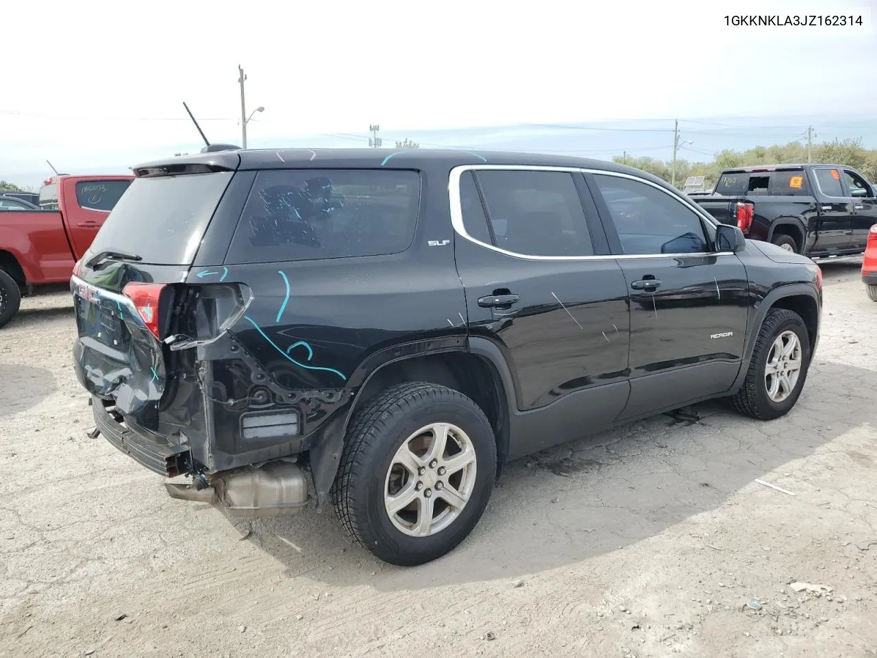 2018 GMC Acadia Sle VIN: 1GKKNKLA3JZ162314 Lot: 73870714