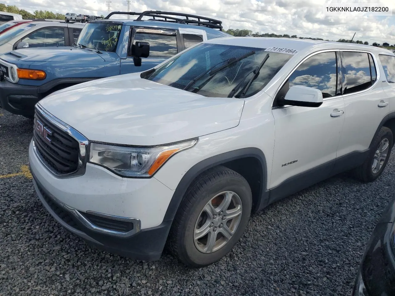 2018 GMC Acadia Sle VIN: 1GKKNKLA0JZ182200 Lot: 74167464