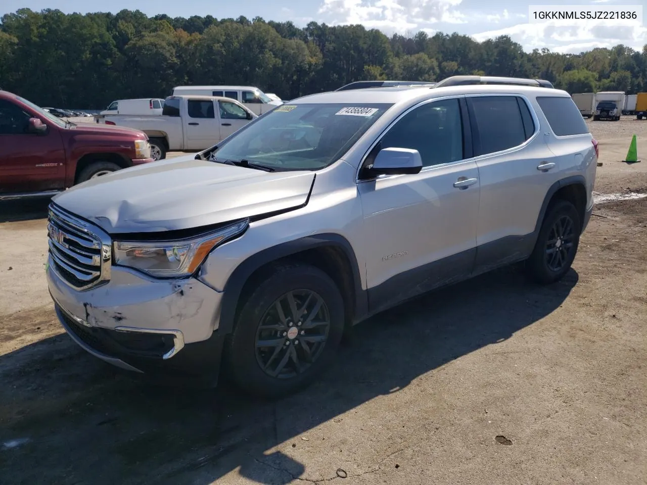 2018 GMC Acadia Slt-1 VIN: 1GKKNMLS5JZ221836 Lot: 74356804