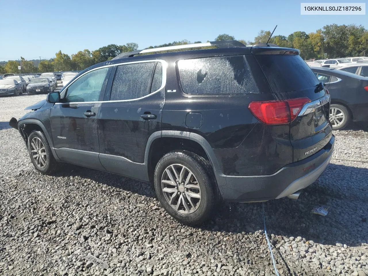 2018 GMC Acadia Sle VIN: 1GKKNLLS0JZ187296 Lot: 74775404