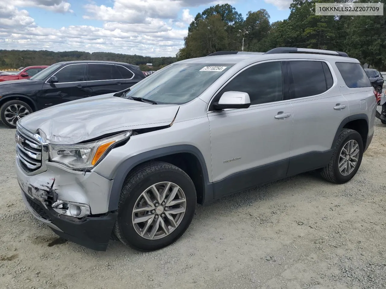 2018 GMC Acadia Sle VIN: 1GKKNLLS2JZ207709 Lot: 75118254