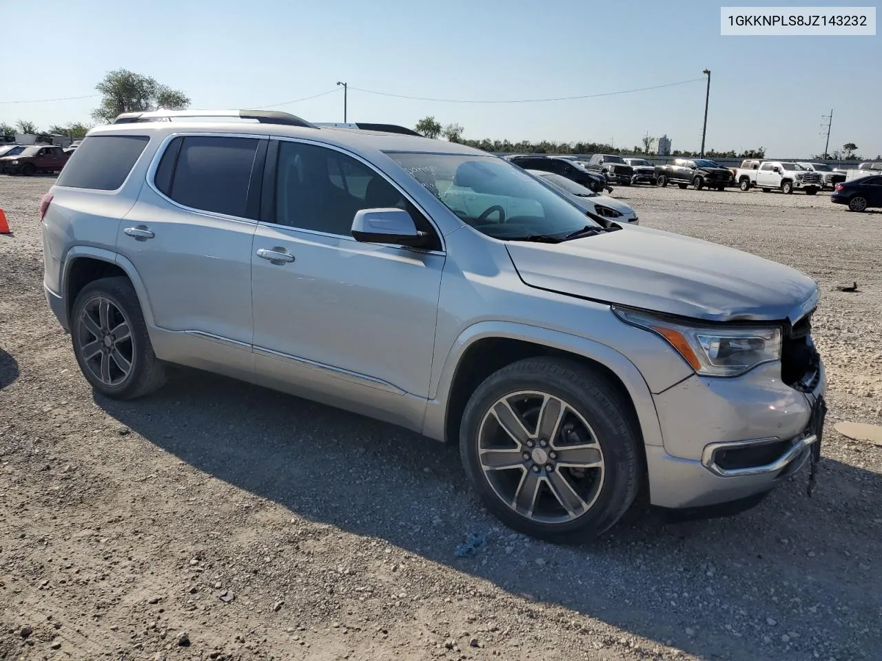 2018 GMC Acadia Denali VIN: 1GKKNPLS8JZ143232 Lot: 75221164