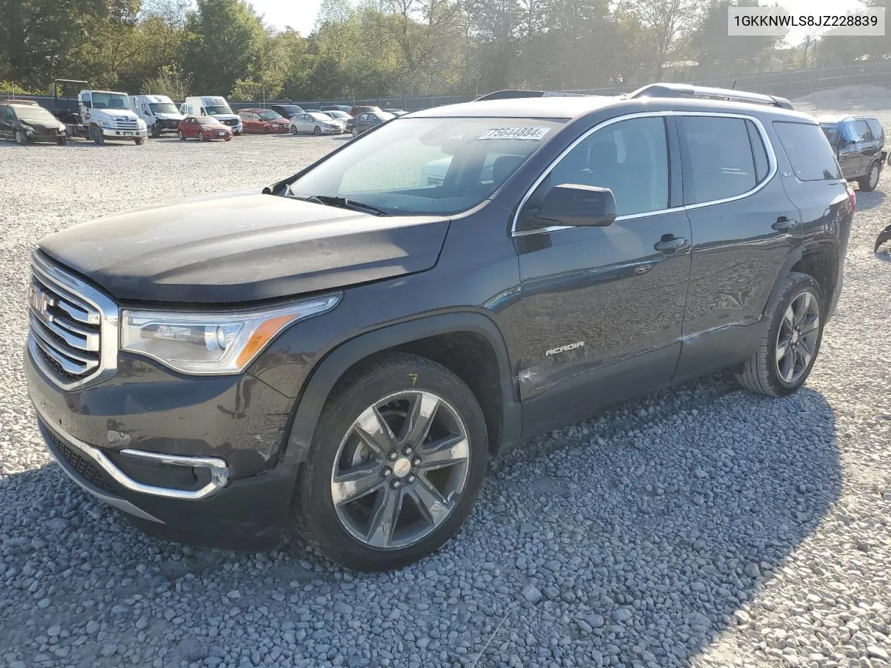 2018 GMC Acadia Slt-2 VIN: 1GKKNWLS8JZ228839 Lot: 75644884