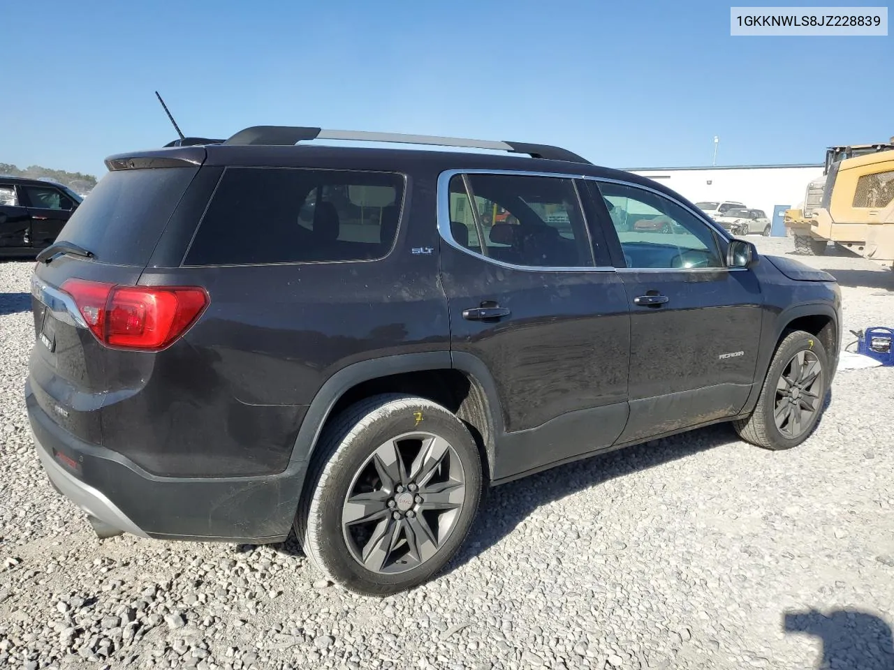 2018 GMC Acadia Slt-2 VIN: 1GKKNWLS8JZ228839 Lot: 75644884