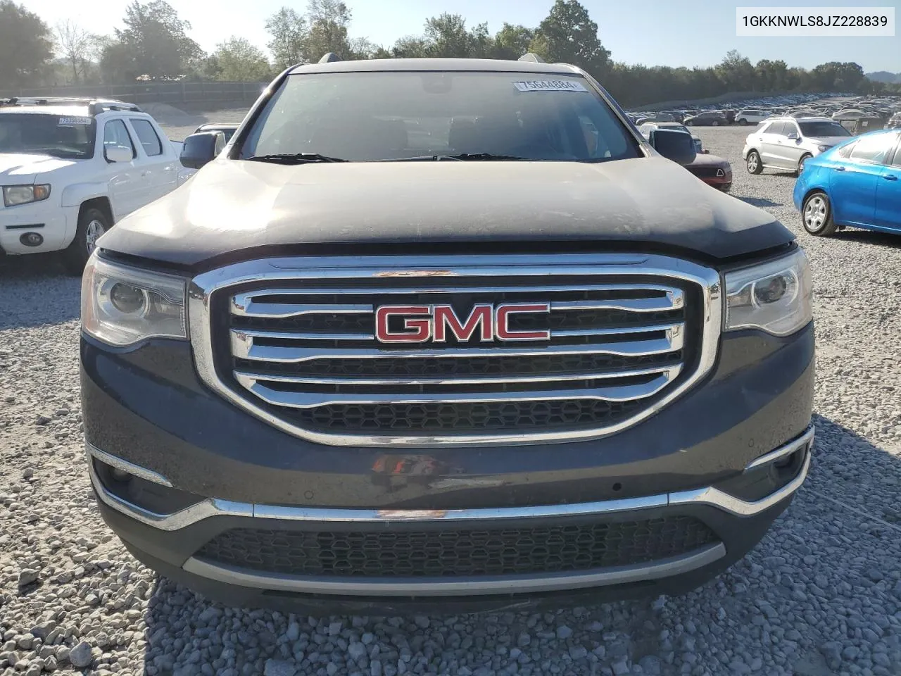 2018 GMC Acadia Slt-2 VIN: 1GKKNWLS8JZ228839 Lot: 75644884