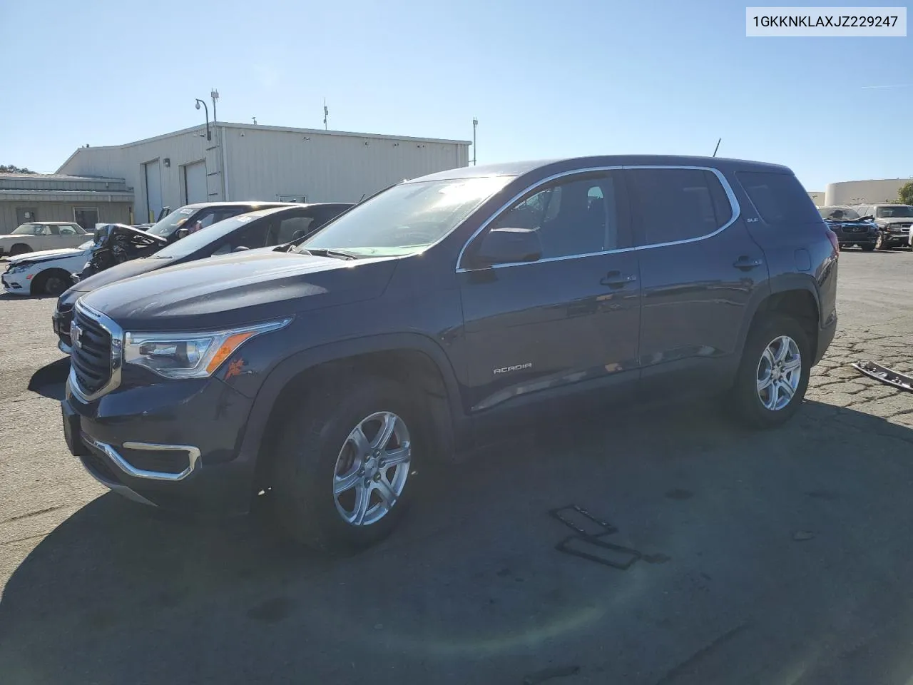 2018 GMC Acadia Sle VIN: 1GKKNKLAXJZ229247 Lot: 75921674