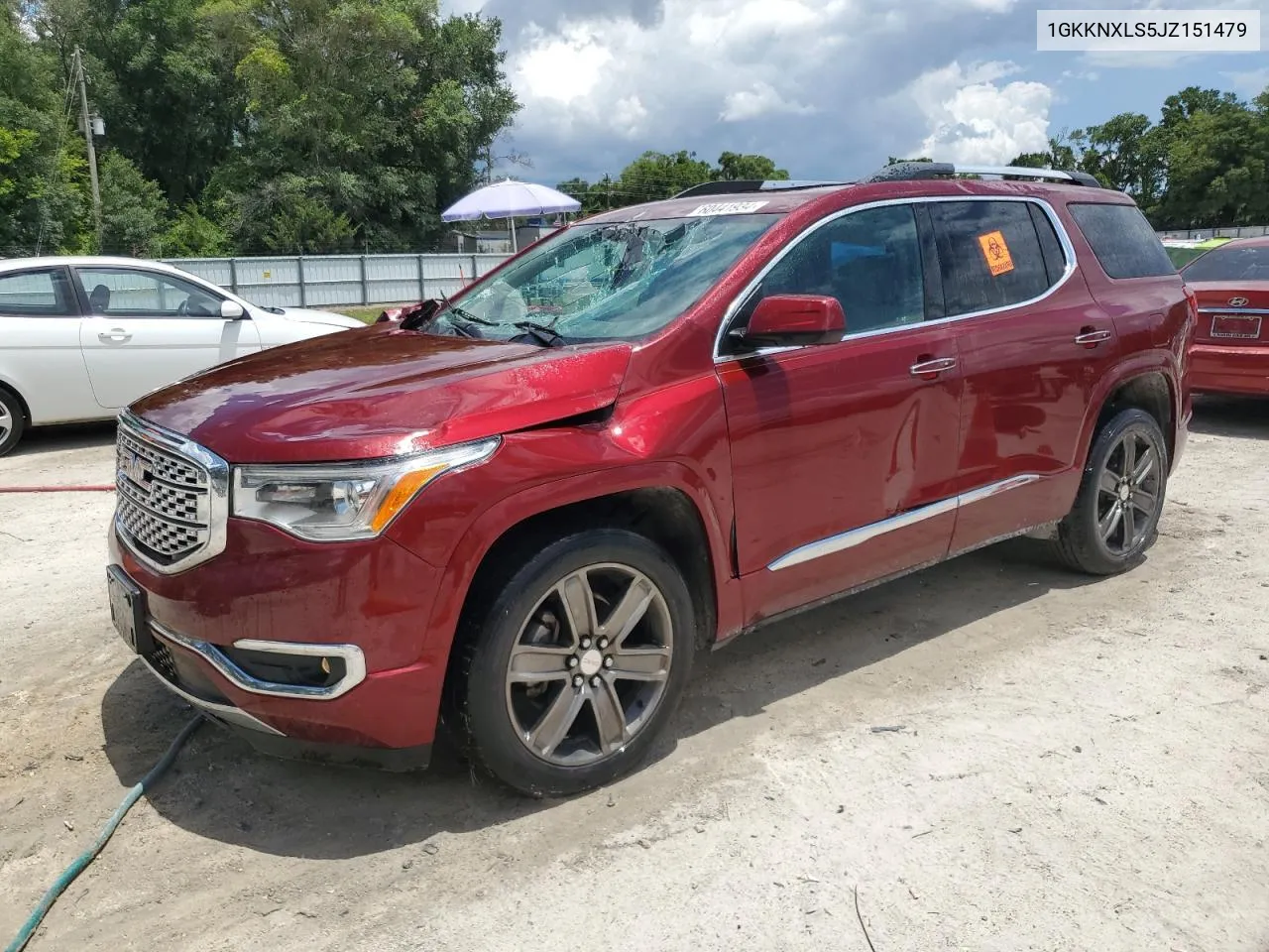 1GKKNXLS5JZ151479 2018 GMC Acadia Denali