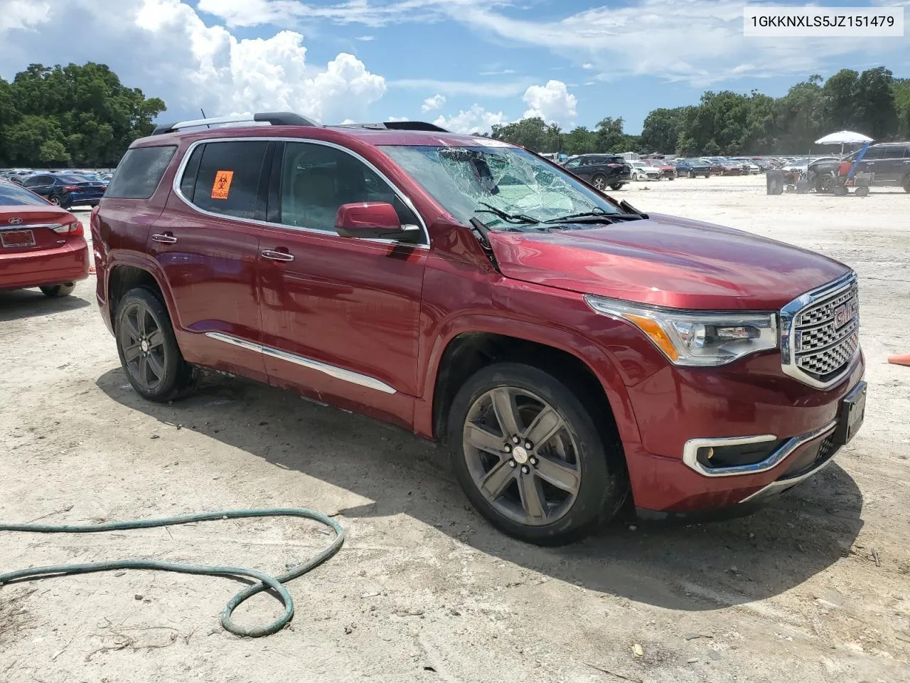 2018 GMC Acadia Denali VIN: 1GKKNXLS5JZ151479 Lot: 76118454