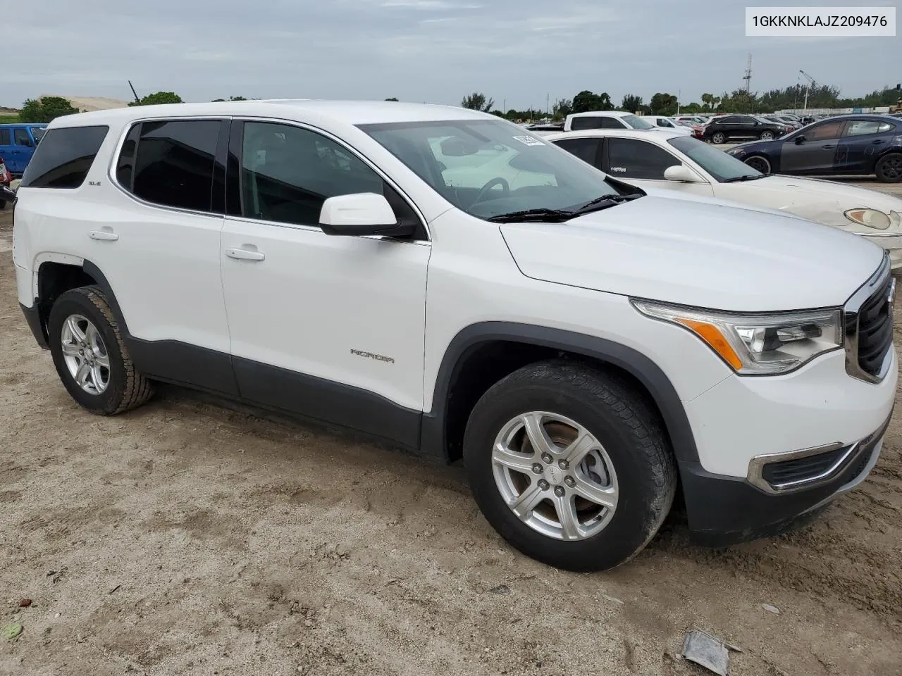 2018 GMC Acadia Sle VIN: 1GKKNKLAJZ209476 Lot: 76207324