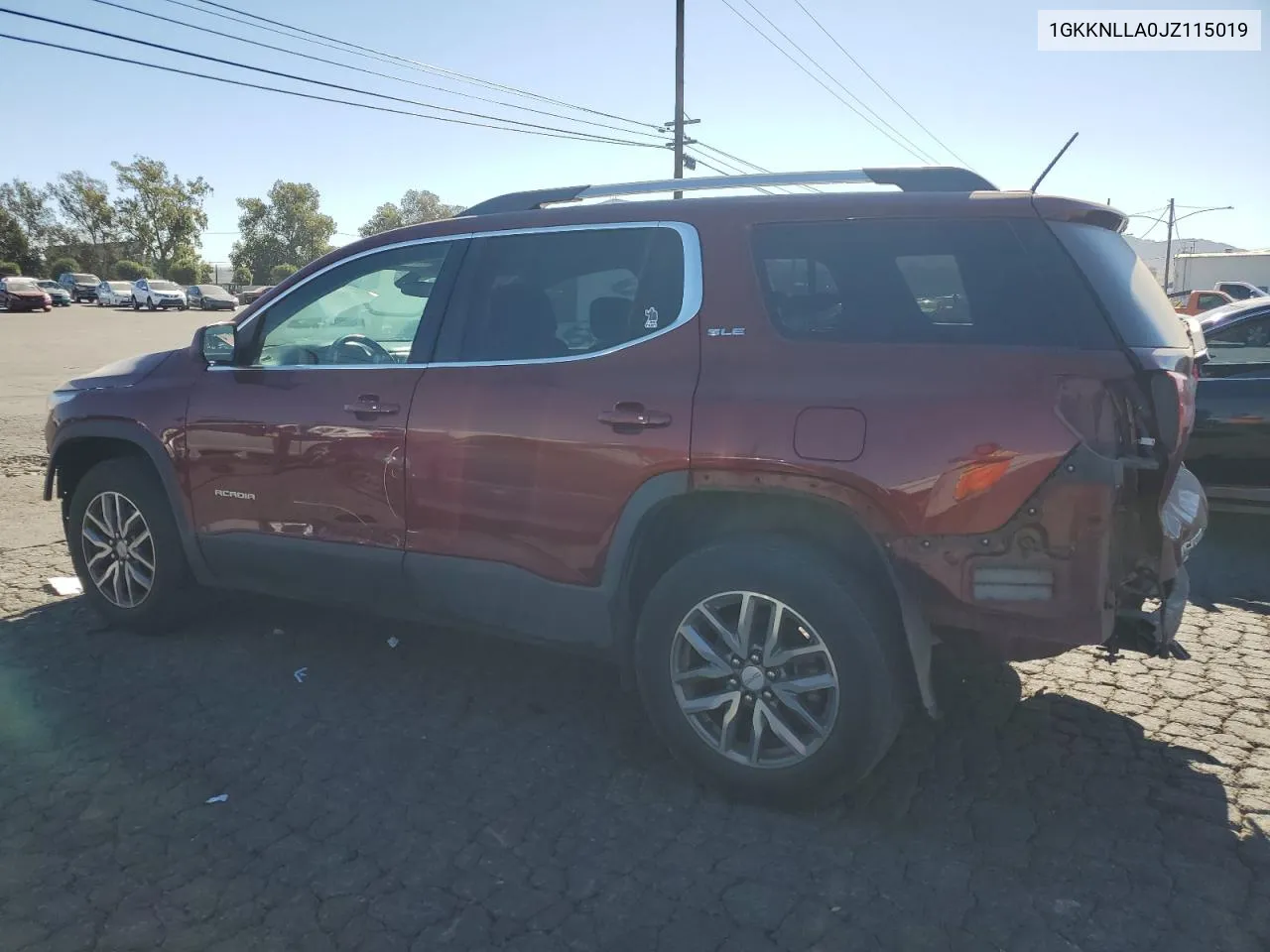 2018 GMC Acadia Sle VIN: 1GKKNLLA0JZ115019 Lot: 76518414