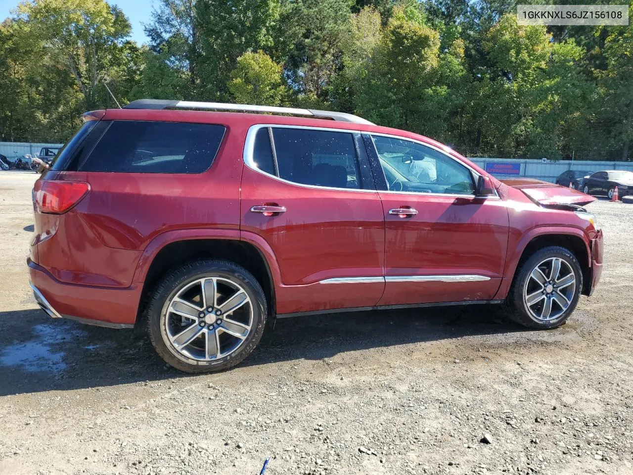 2018 GMC Acadia Denali VIN: 1GKKNXLS6JZ156108 Lot: 76614384