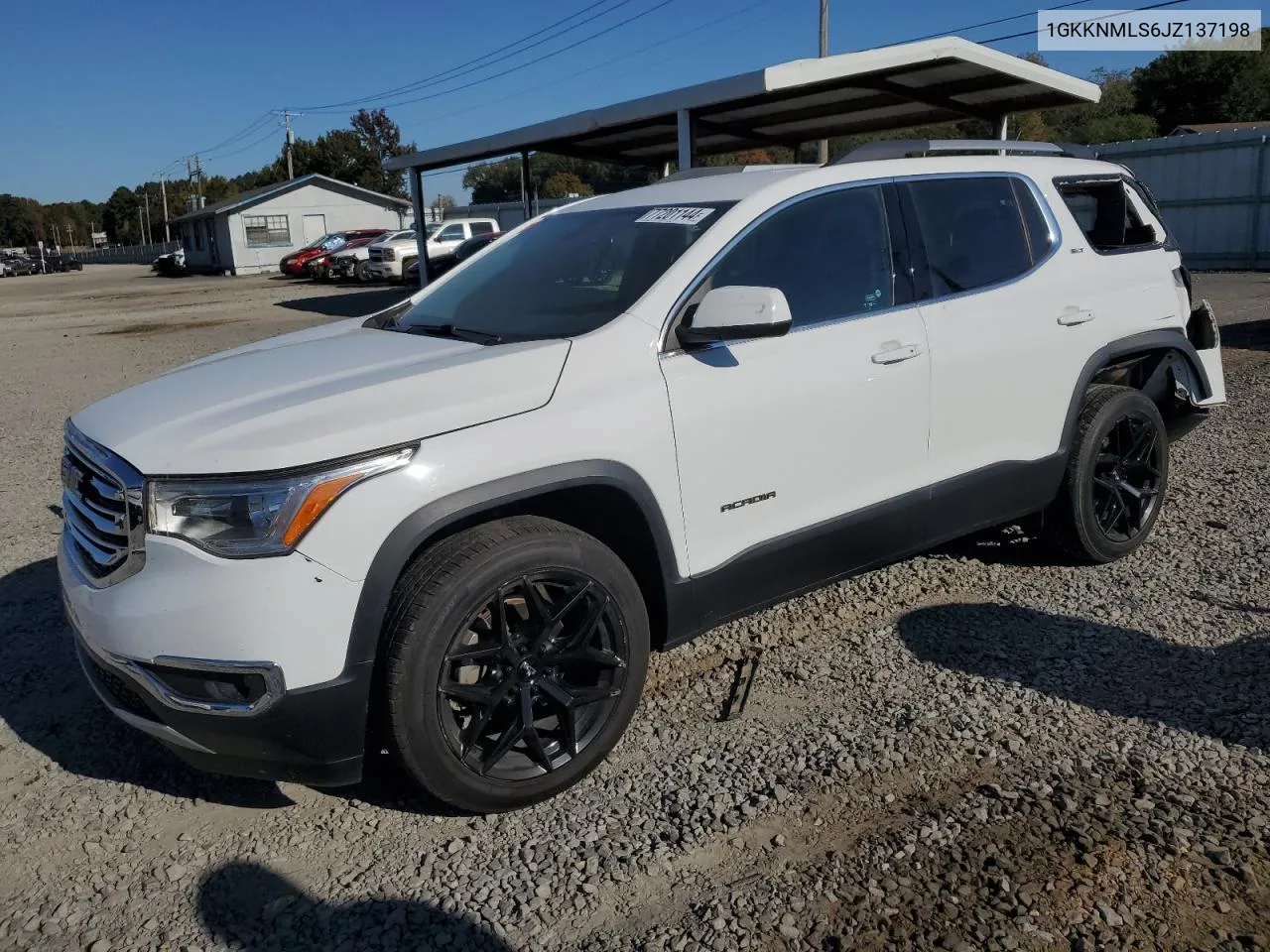 2018 GMC Acadia Slt-1 VIN: 1GKKNMLS6JZ137198 Lot: 77201144