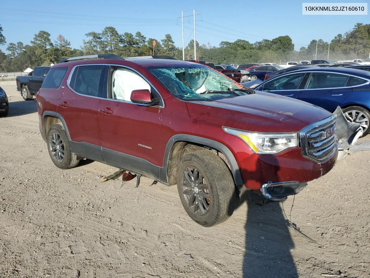 2018 GMC Acadia Slt-1 VIN: 1GKKNMLS2JZ160610 Lot: 77661034