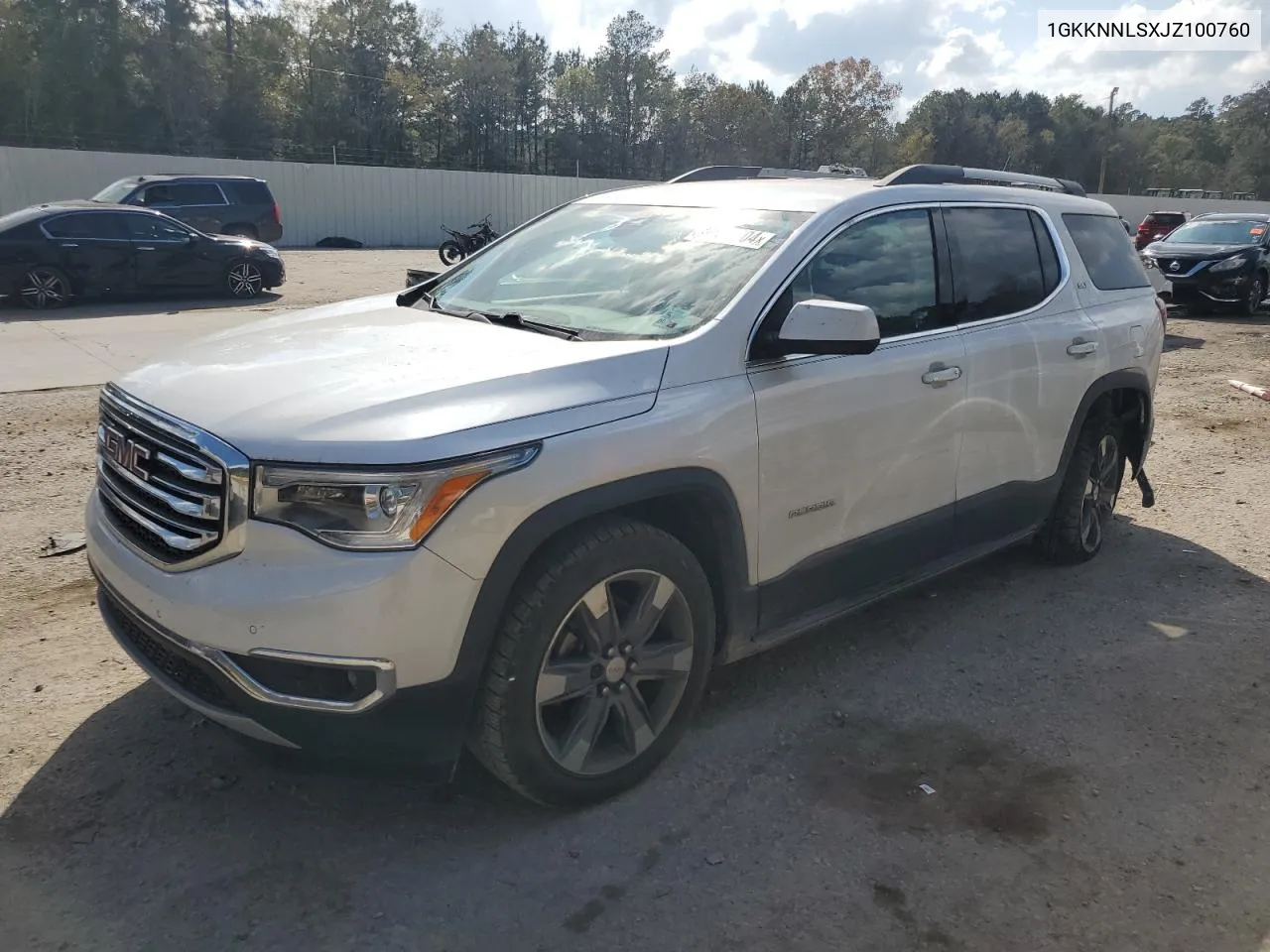 2018 GMC Acadia Slt-2 VIN: 1GKKNNLSXJZ100760 Lot: 77835804