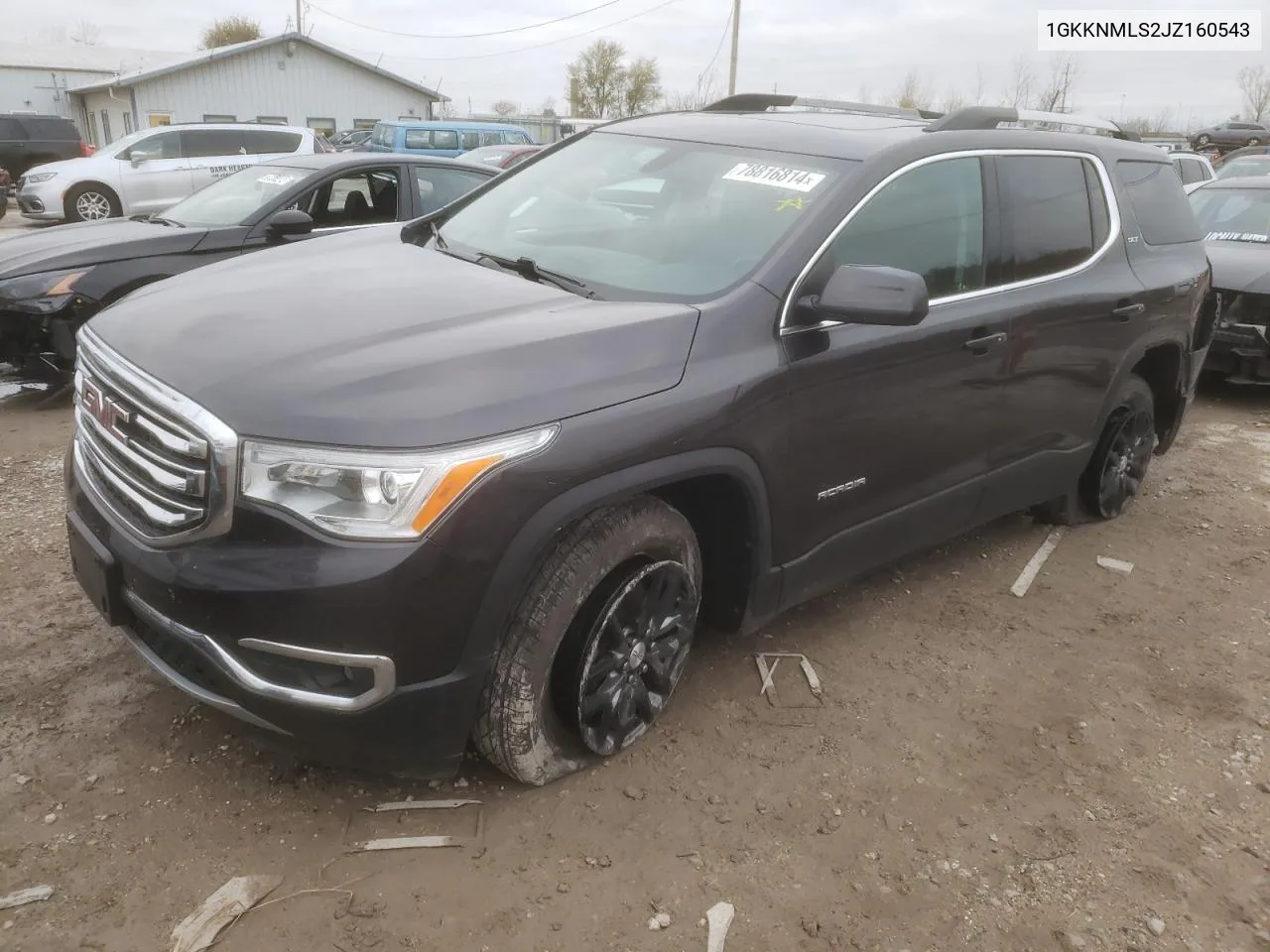 2018 GMC Acadia VIN: 1GKKNMLS2JZ160543 Lot: 78816814