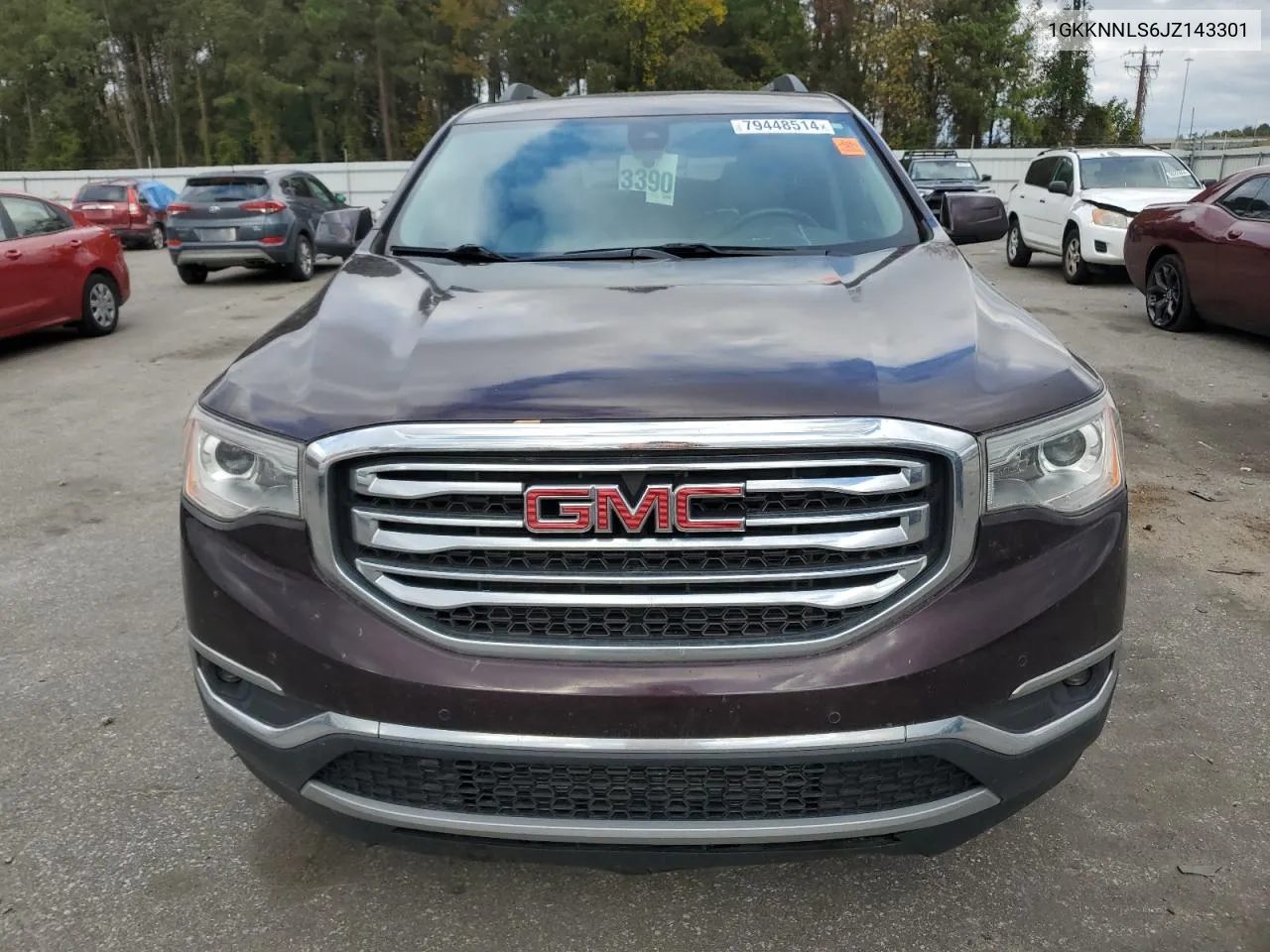 2018 GMC Acadia Slt-2 VIN: 1GKKNNLS6JZ143301 Lot: 79448514