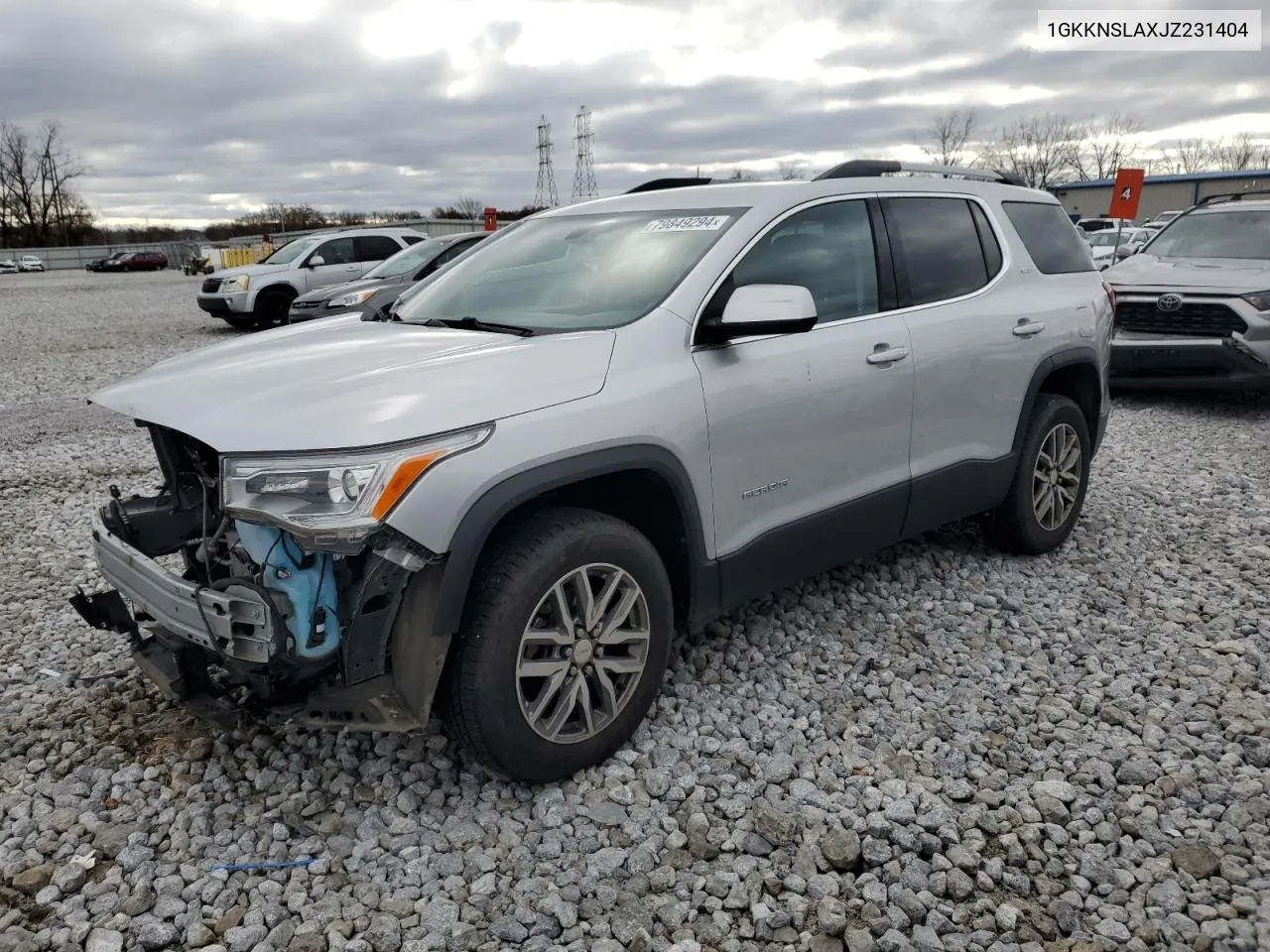 2018 GMC Acadia Sle VIN: 1GKKNSLAXJZ231404 Lot: 79849294