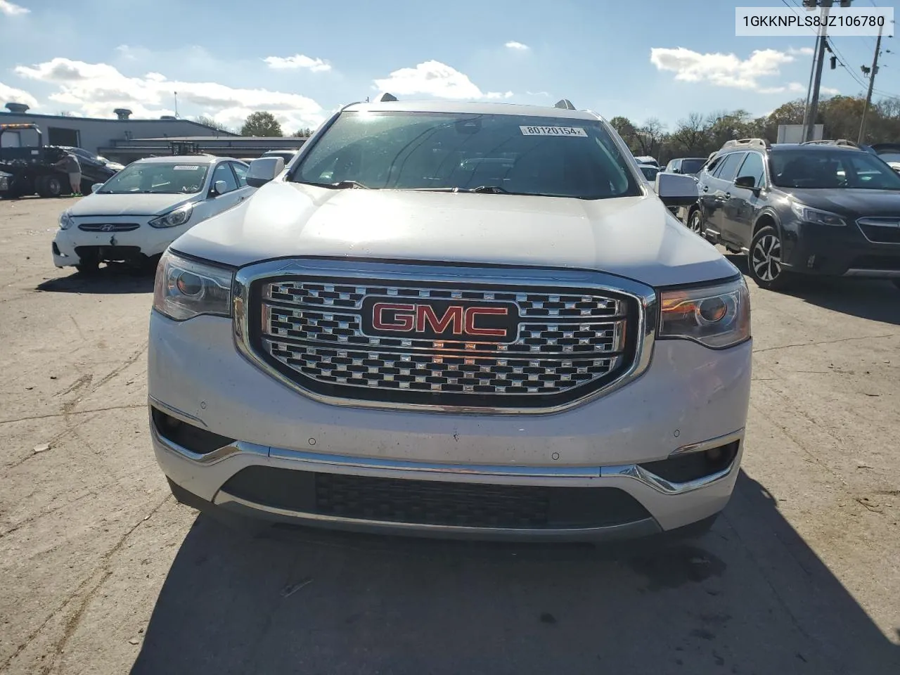 2018 GMC Acadia Denali VIN: 1GKKNPLS8JZ106780 Lot: 80120154