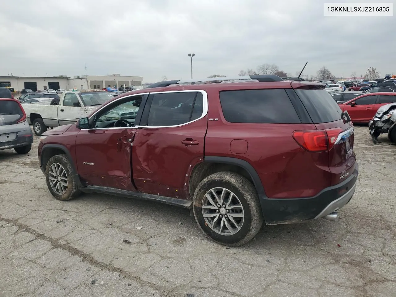 2018 GMC Acadia Sle VIN: 1GKKNLLSXJZ216805 Lot: 80724664