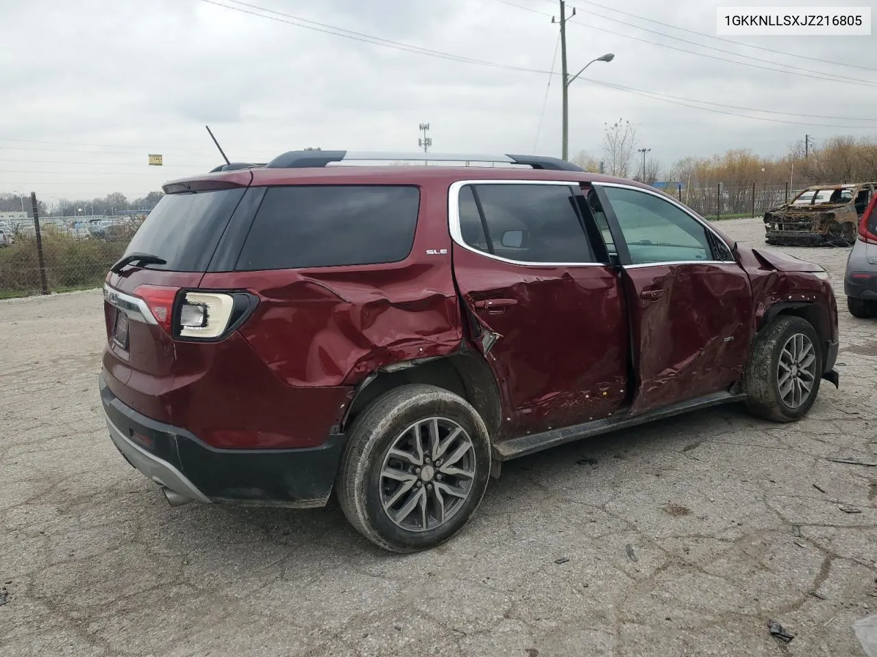 2018 GMC Acadia Sle VIN: 1GKKNLLSXJZ216805 Lot: 80724664