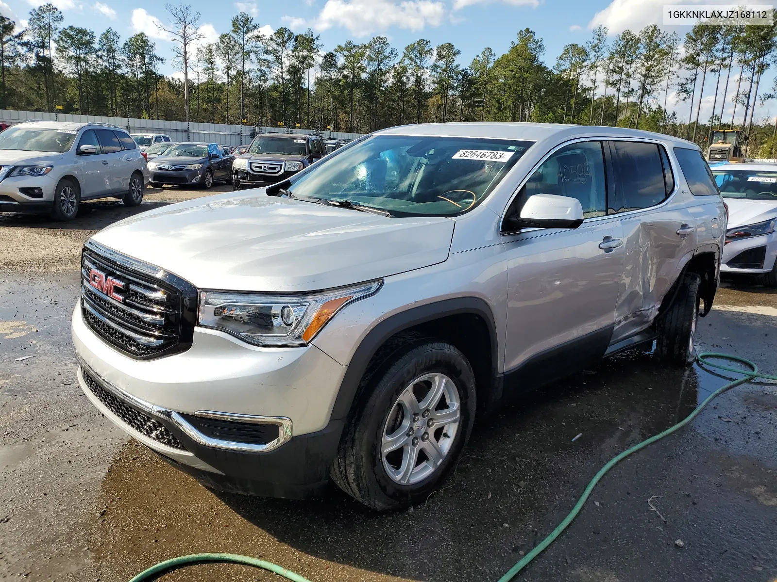 2018 GMC Acadia Sle VIN: 1GKKNKLAXJZ168112 Lot: 82646783