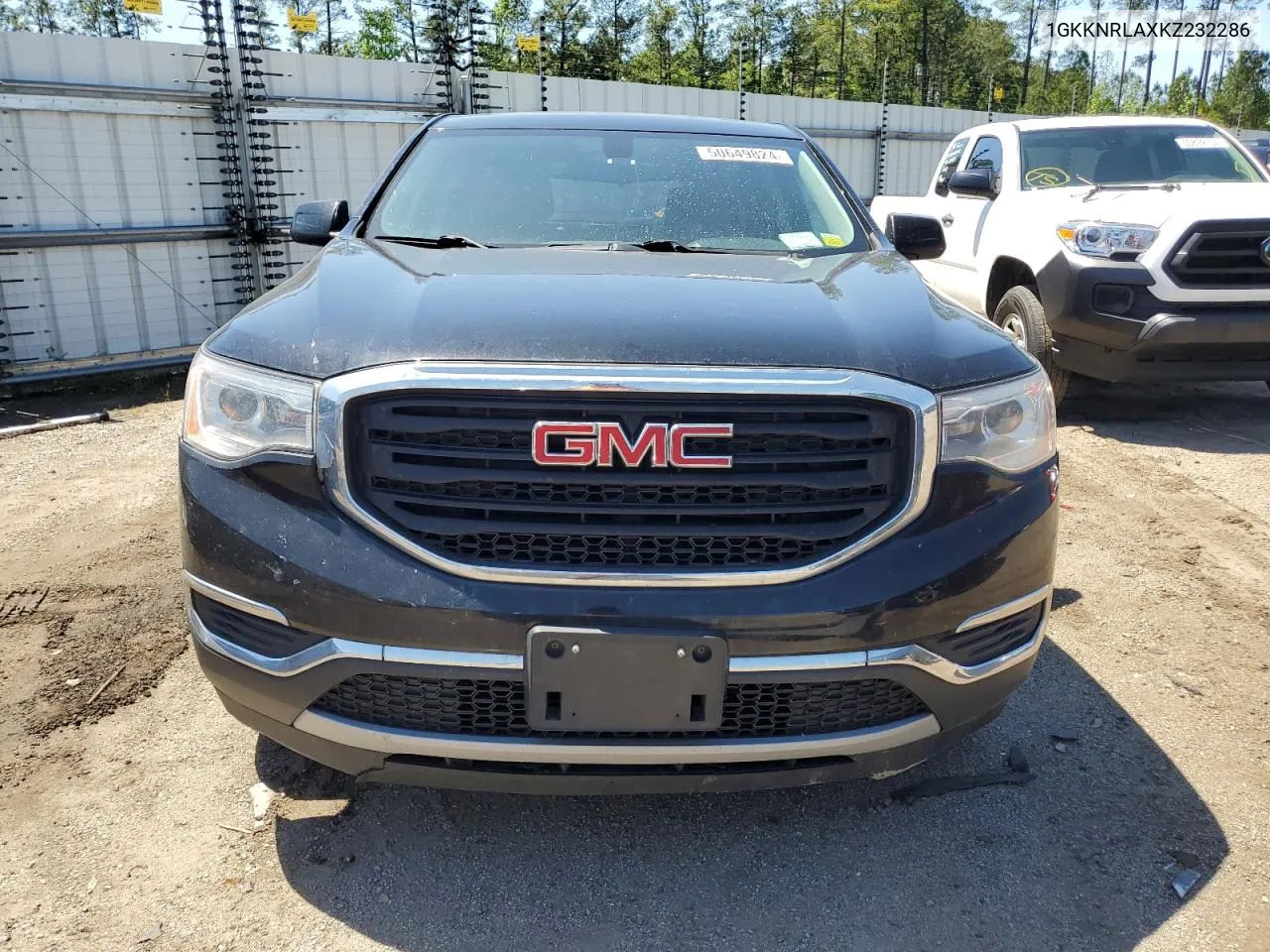 2019 GMC Acadia Sle VIN: 1GKKNRLAXKZ232286 Lot: 50649824