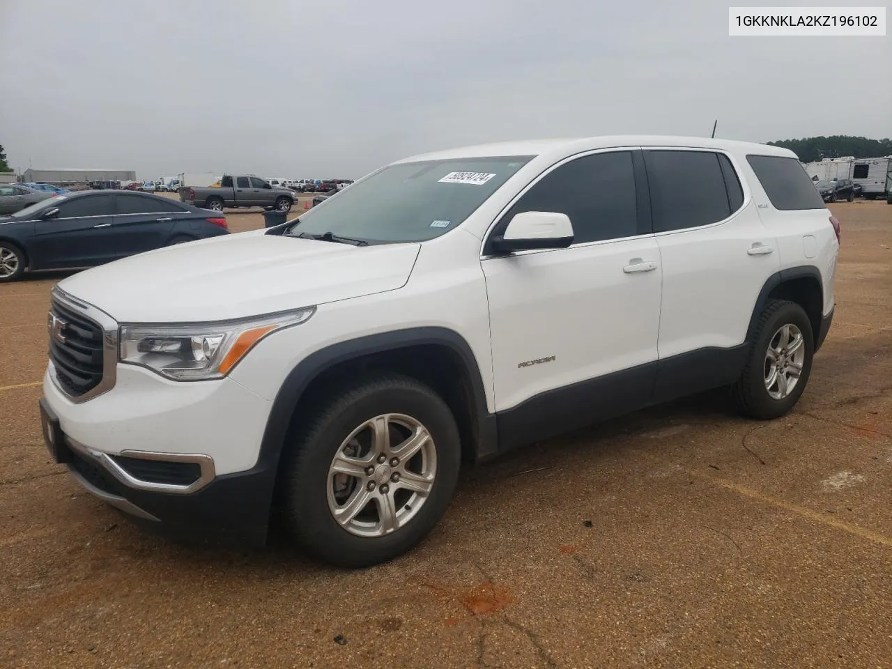 2019 GMC Acadia Sle VIN: 1GKKNKLA2KZ196102 Lot: 50924724