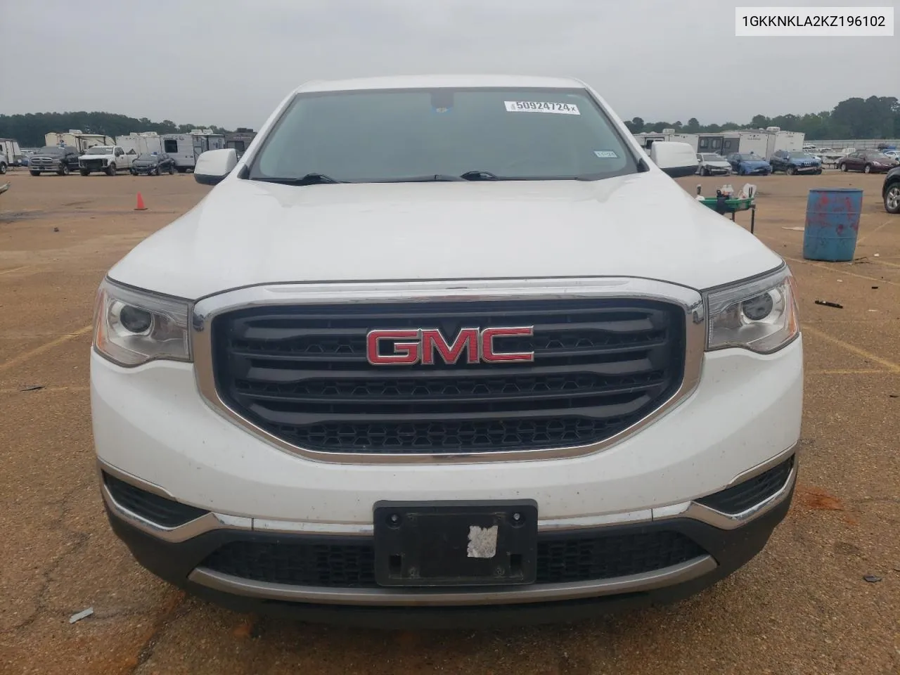 2019 GMC Acadia Sle VIN: 1GKKNKLA2KZ196102 Lot: 50924724