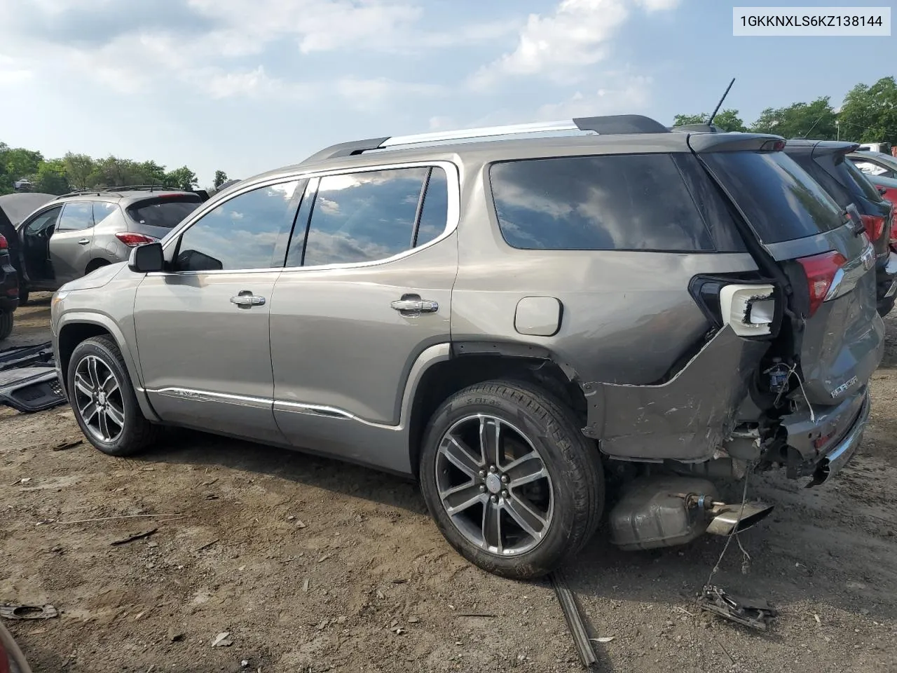 1GKKNXLS6KZ138144 2019 GMC Acadia Denali