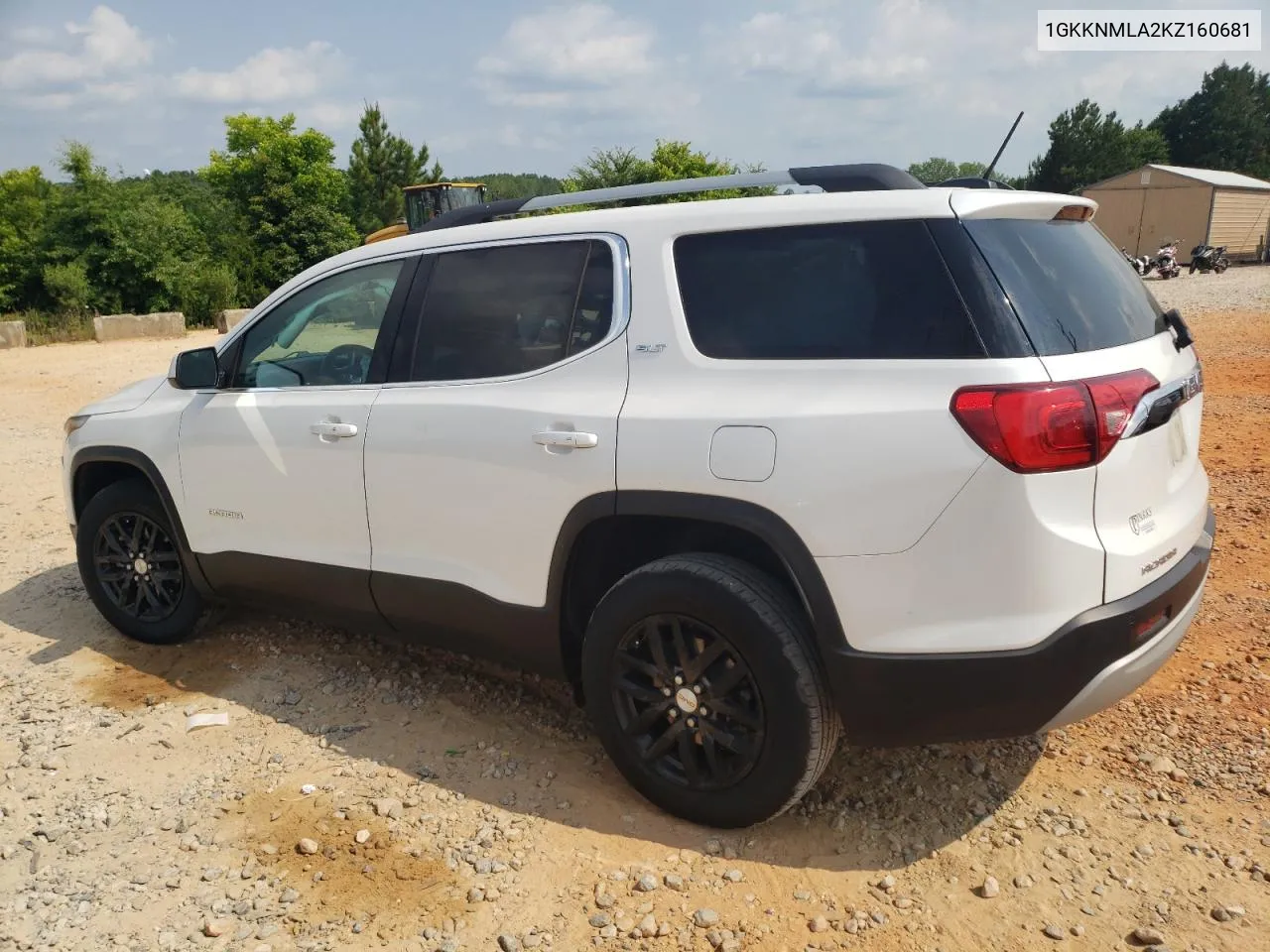 2019 GMC Acadia Slt-1 VIN: 1GKKNMLA2KZ160681 Lot: 58849564