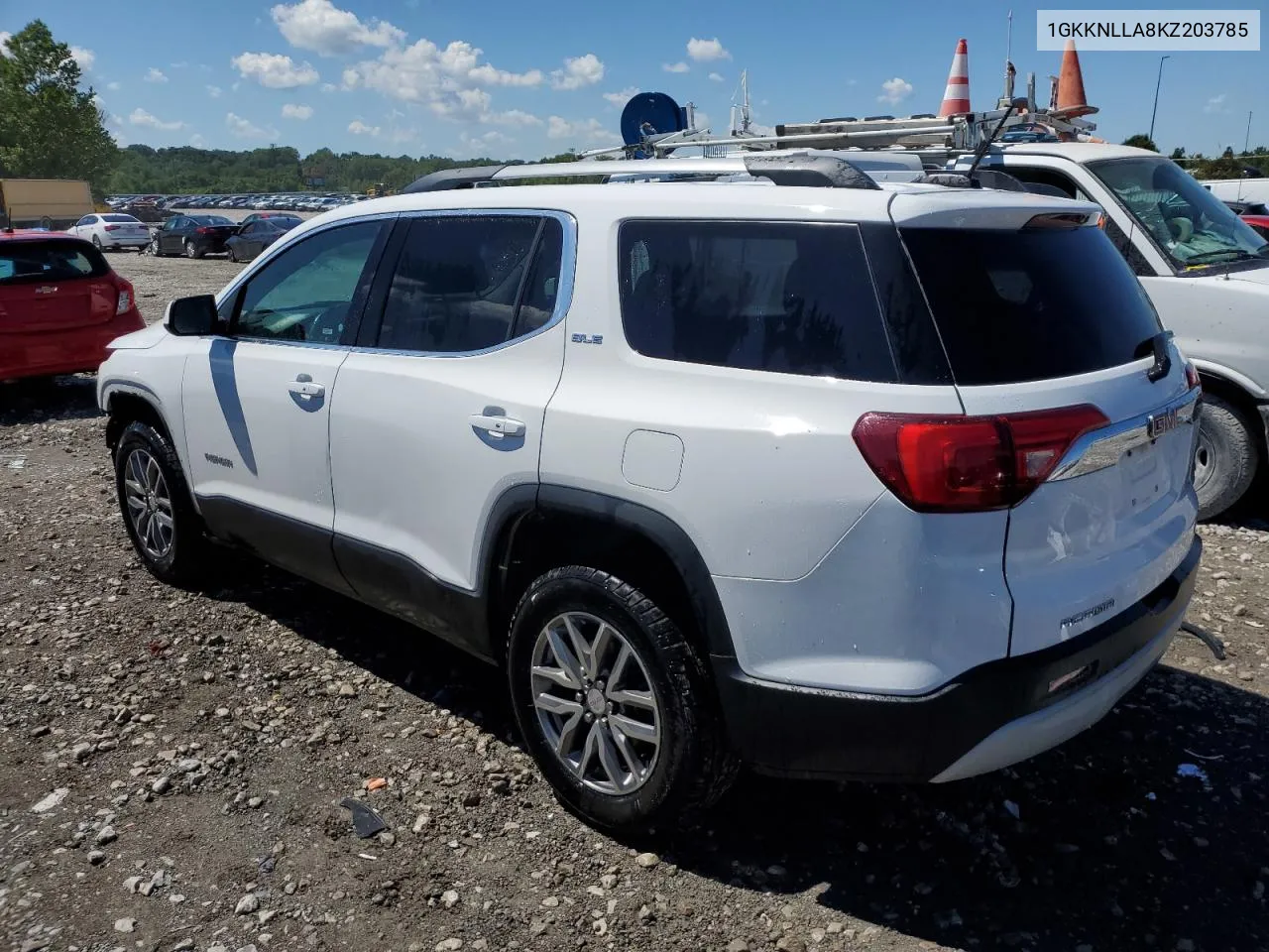 1GKKNLLA8KZ203785 2019 GMC Acadia Sle