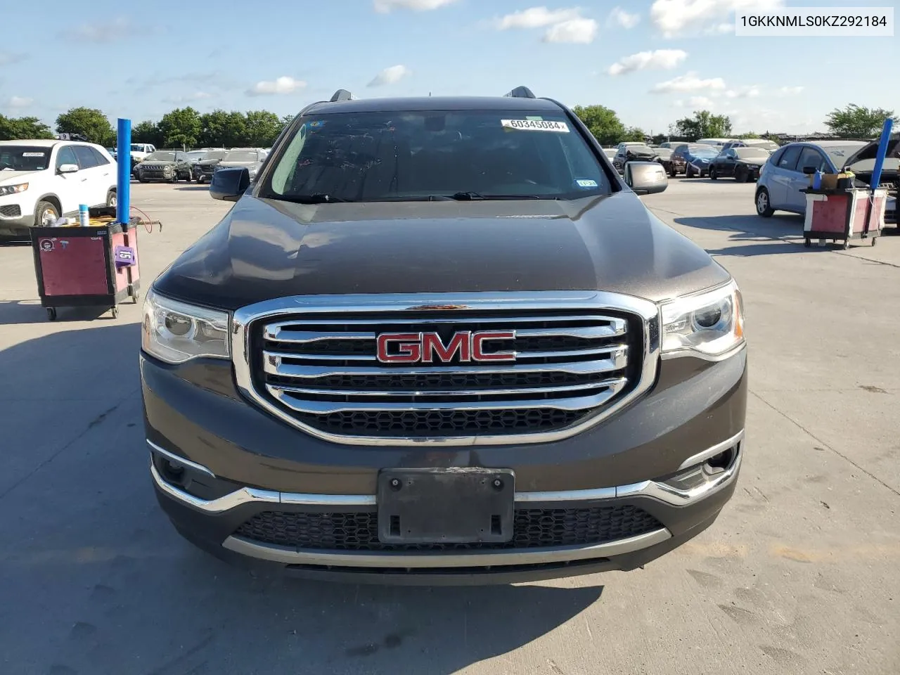 2019 GMC Acadia Slt-1 VIN: 1GKKNMLS0KZ292184 Lot: 60345084