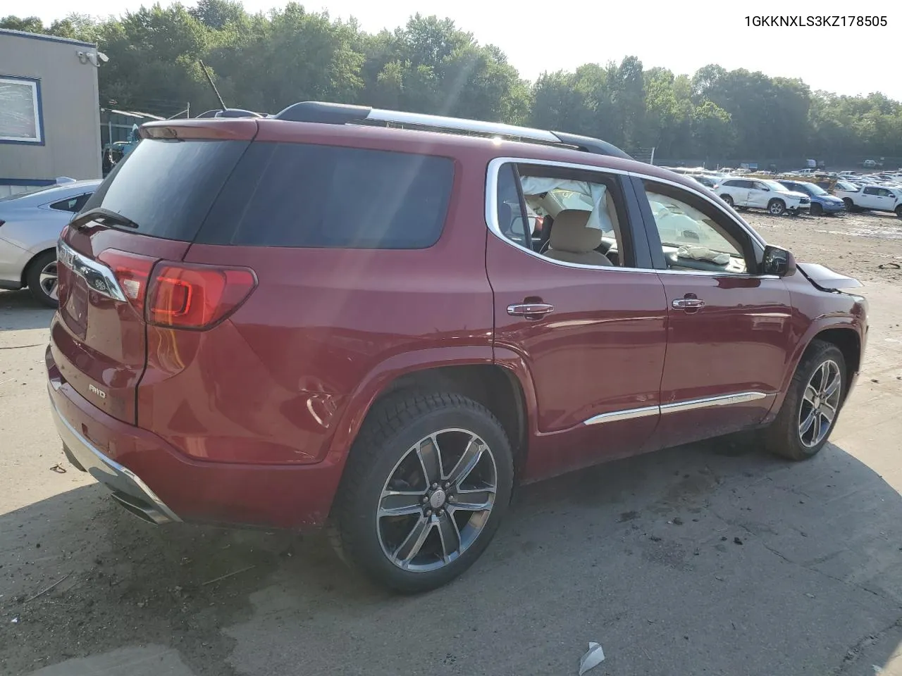 2019 GMC Acadia Denali VIN: 1GKKNXLS3KZ178505 Lot: 61793014