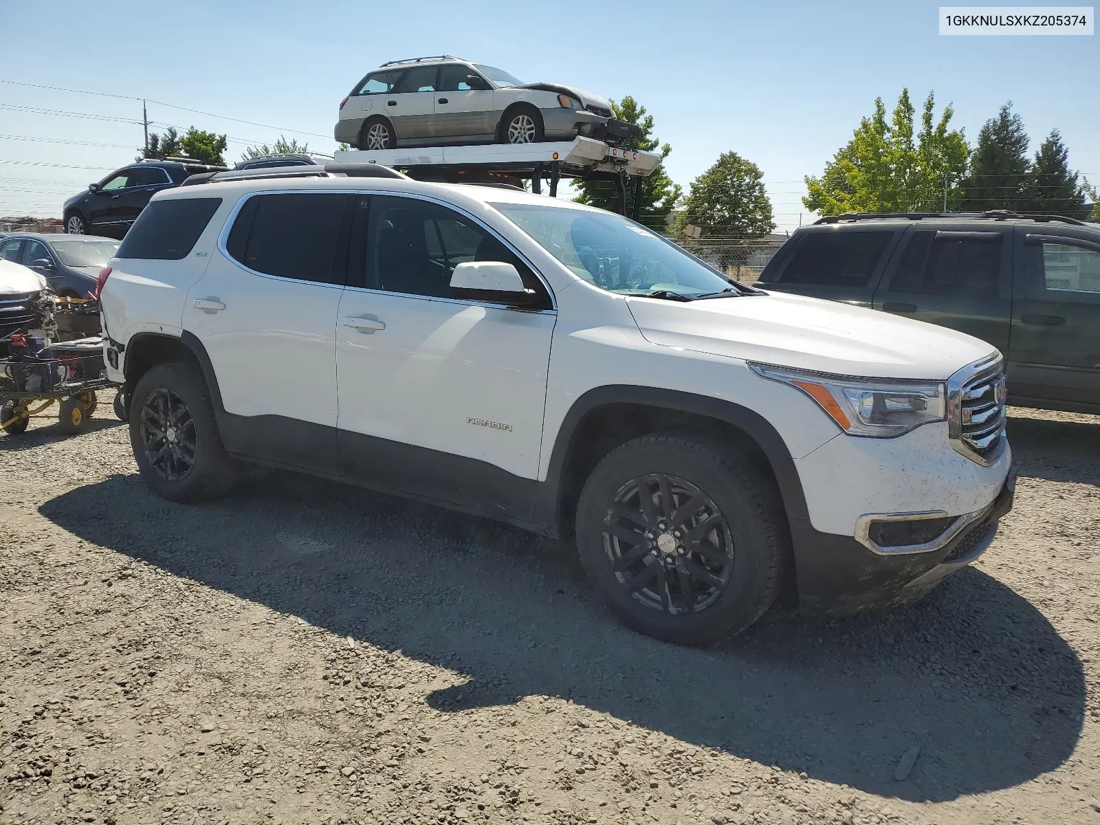 2019 GMC Acadia Slt-1 VIN: 1GKKNULSXKZ205374 Lot: 62414614