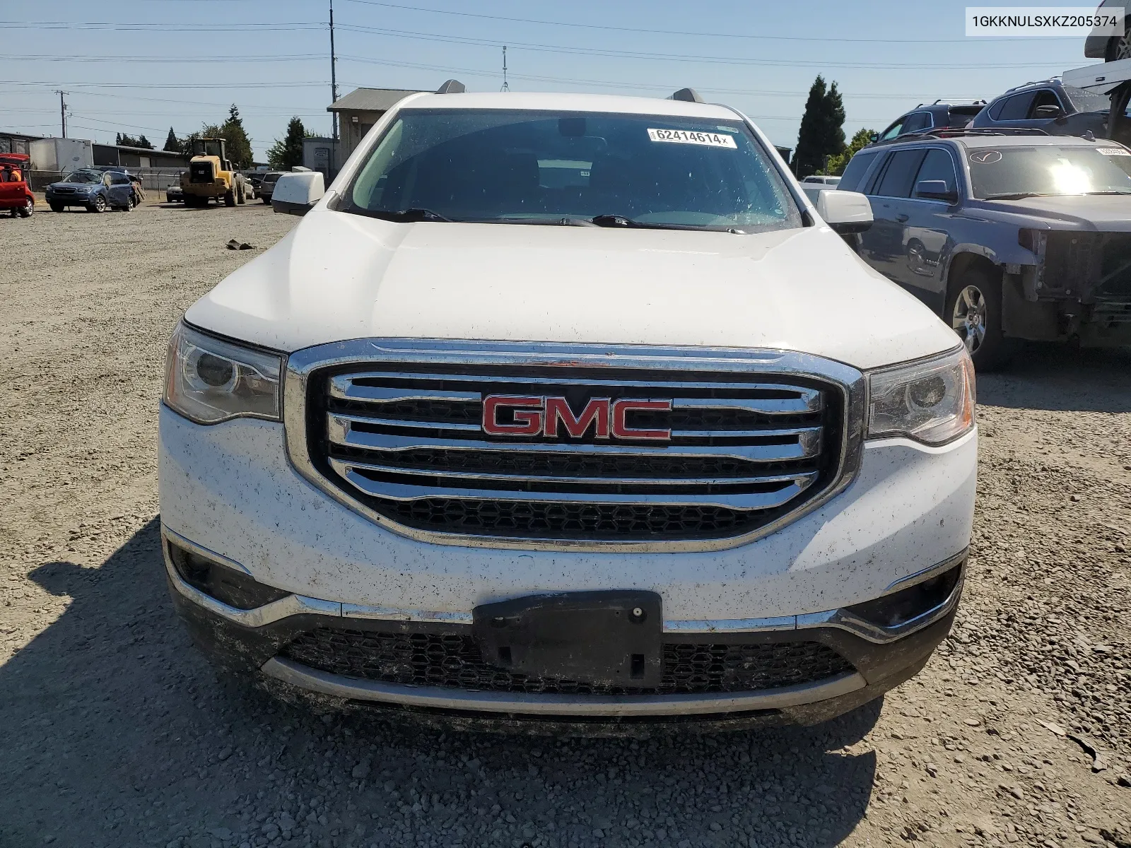 2019 GMC Acadia Slt-1 VIN: 1GKKNULSXKZ205374 Lot: 62414614