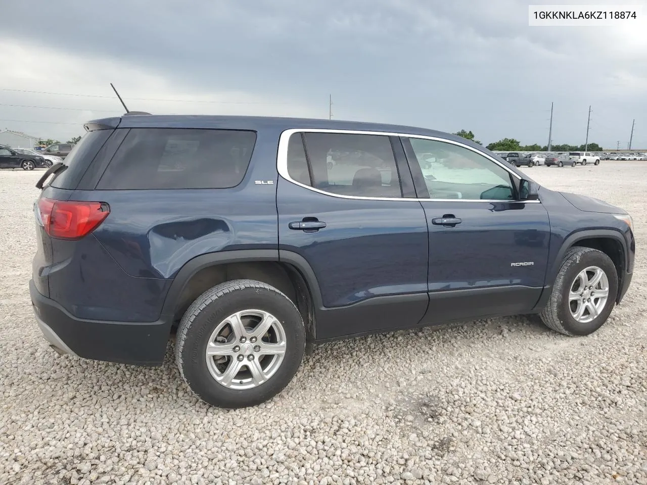 2019 GMC Acadia Sle VIN: 1GKKNKLA6KZ118874 Lot: 62837004