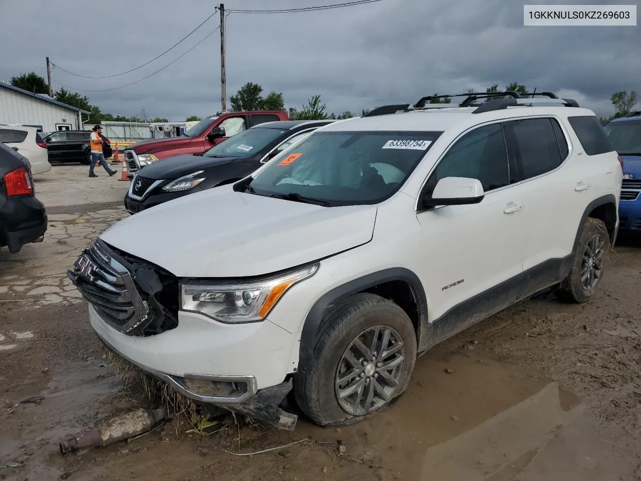 2019 GMC Acadia Slt-1 VIN: 1GKKNULS0KZ269603 Lot: 63398754