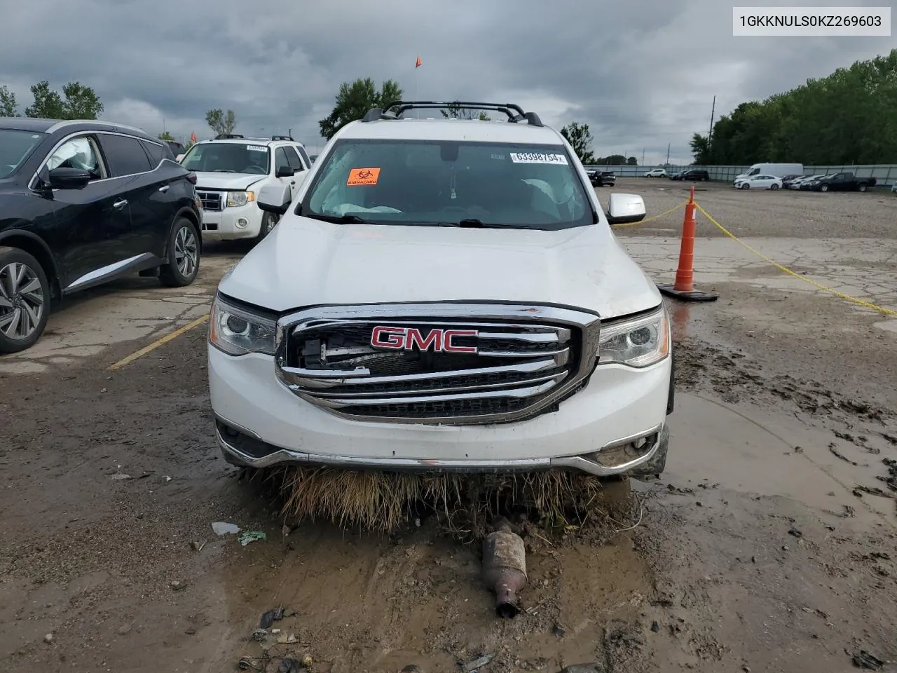 2019 GMC Acadia Slt-1 VIN: 1GKKNULS0KZ269603 Lot: 63398754